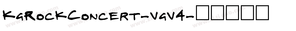 KgRockConcert-vgv4字体转换