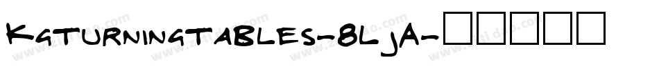 KgTurningTables-8LjA字体转换