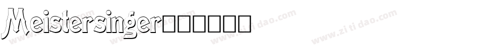 Meistersinger字体转换