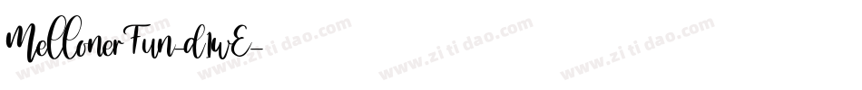 MellonerFun-d1wE字体转换