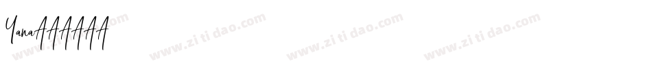 Yana字体转换