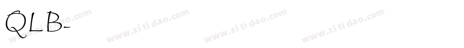 QLB字体转换