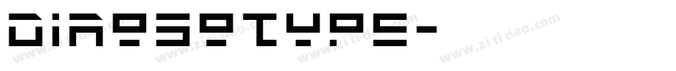 DinosoType字体转换