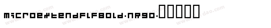 MicroextendflfBold-nRg0字体转换