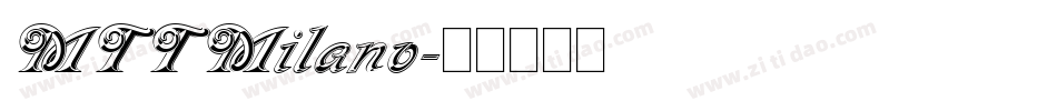 MTTMilano字体转换