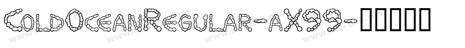 ColdOceanRegular-aX99字体转换