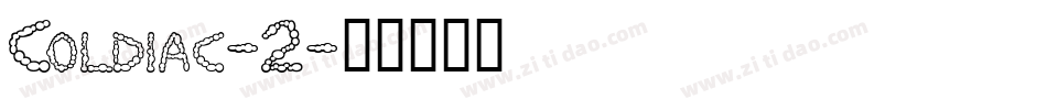 Coldiac-2字体转换