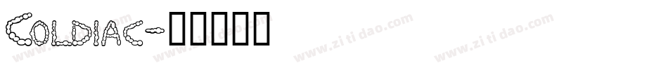 Coldiac字体转换