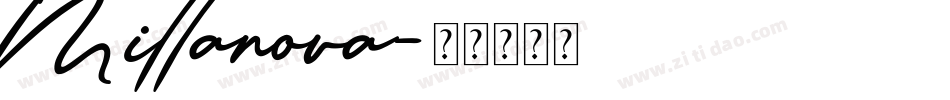 Millanova字体转换