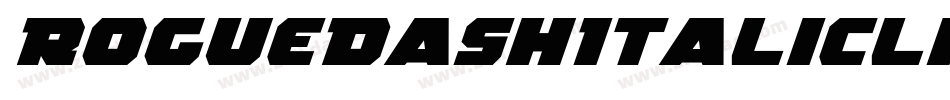 RoguedashItalicline-9Y6BL字体转换