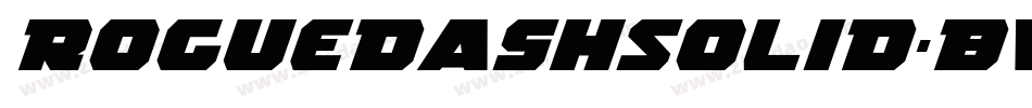 RoguedashSolid-BWjqx字体转换