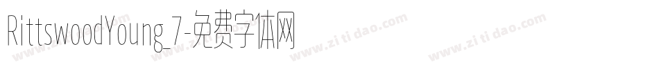 RittswoodYoung_7字体转换