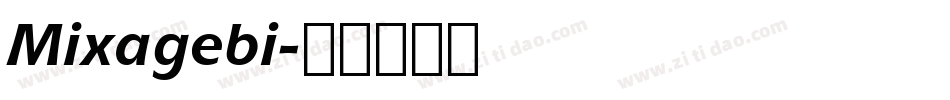Mixagebi字体转换