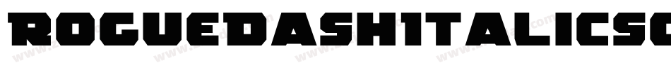 RoguedashItalicsolid-RpqAW字体转换