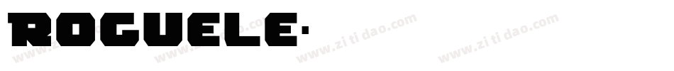 Roguele字体转换