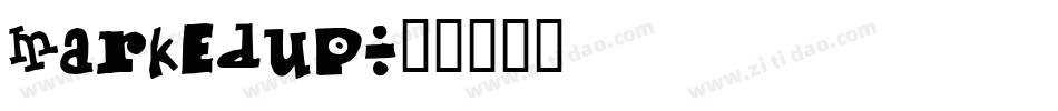 MarkedUp字体转换