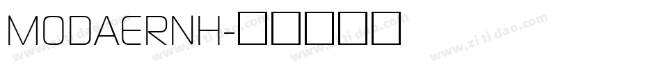 MODAERNH字体转换