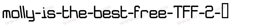 molly-is-the-best-free-TFF-2字体转换