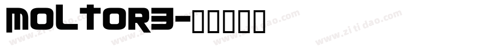 MOLTOR3字体转换