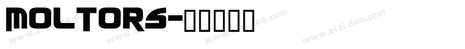 Moltors字体转换