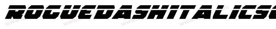 RoguedashItalicsolid-RpqAW字体转换