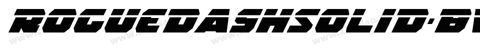 RoguedashSolid-BWjqx字体转换