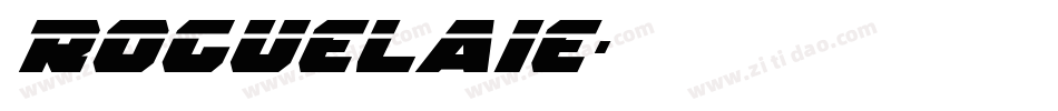 Roguelaie字体转换