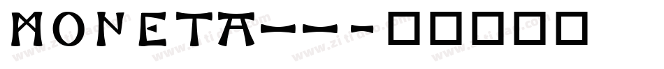 MONETA__字体转换