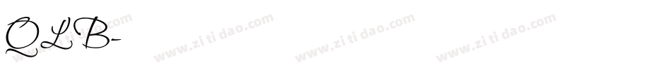 QLB字体转换