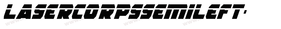 lasercorpssemileft字体转换