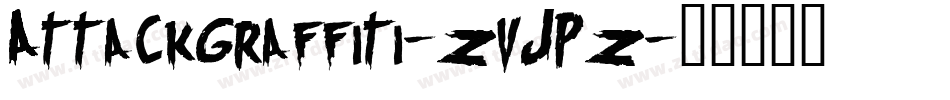 AttackGraffiti-ZVJPZ字体转换