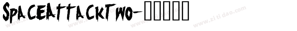 SpaceAttackTwo字体转换