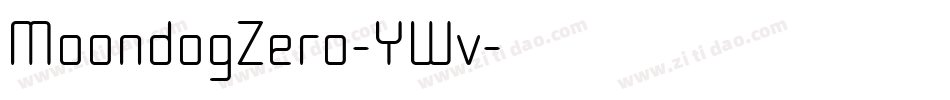MoondogZero-YWv字体转换