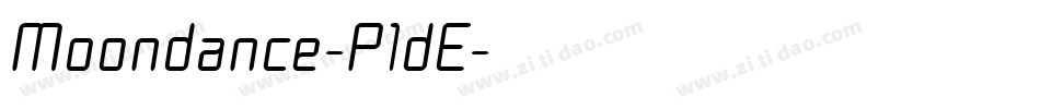 Moondance-P1dE字体转换