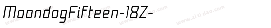 MoondogFifteen-18Z字体转换