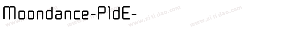 Moondance-P1dE字体转换