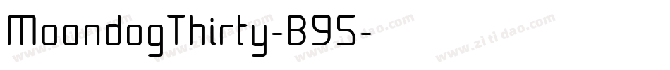 MoondogThirty-B95字体转换