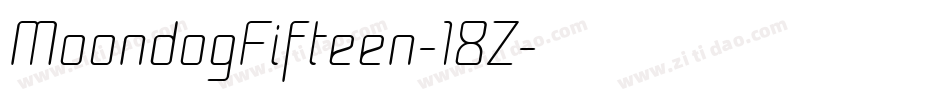 MoondogFifteen-18Z字体转换