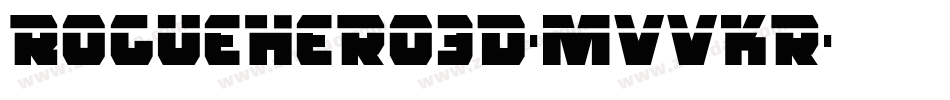 RogueHero3D-MVVKr字体转换