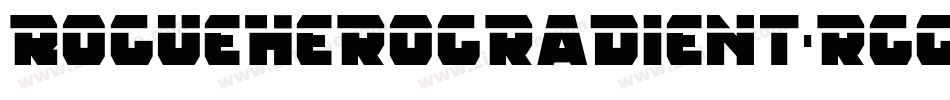 RogueHeroGradient-rggMx字体转换