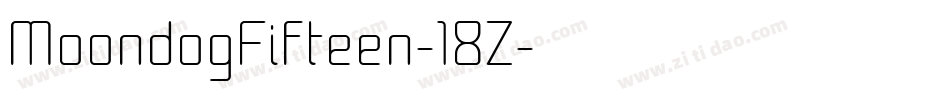 MoondogFifteen-18Z字体转换