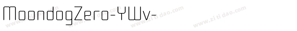 MoondogZero-YWv字体转换