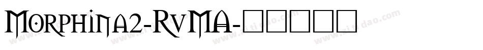 Morphina2-RvMA字体转换