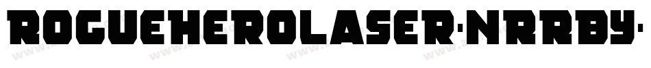 RogueHeroLaser-nRRBY字体转换