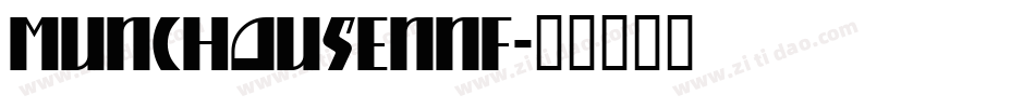 MunchausenNF字体转换