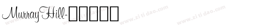 MurrayHill字体转换