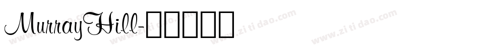 MurrayHill字体转换