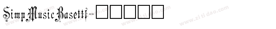 SimpMusicBasettf字体转换