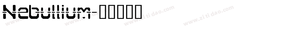 Nebullium字体转换