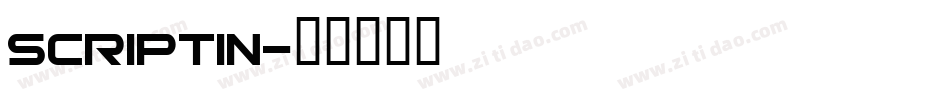 SCRIPTIN字体转换